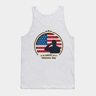 Happy Veterans Day Tank Top